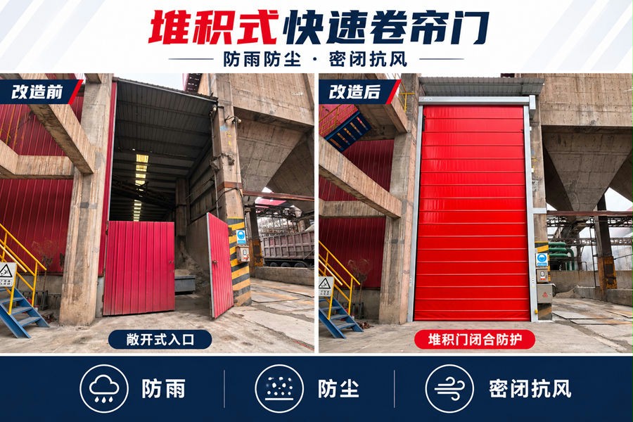 堆积式快速卷帘门